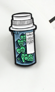 Habit Forming Pill Pin
