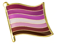 Lesbian Pride Flag Brooch Pin
